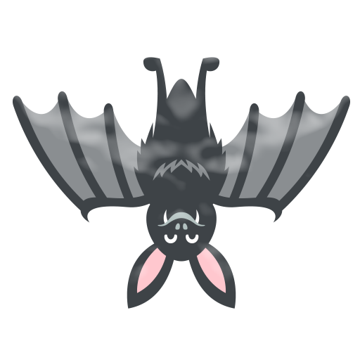 Bat with patterns