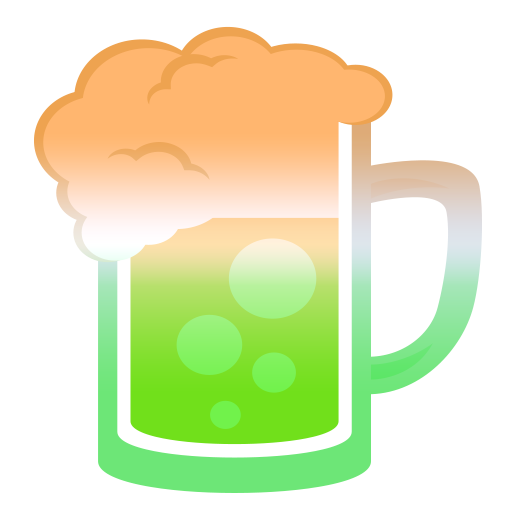 Beer Mug with tricolor of Indian flag