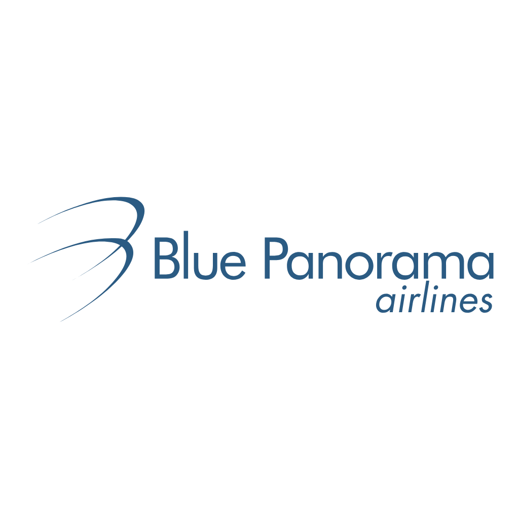 Blue Panorama Airlines Logo PNG Transparent