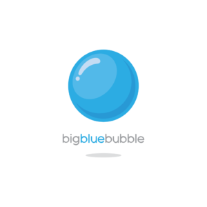 Big Blue Bubble PNG Transparent